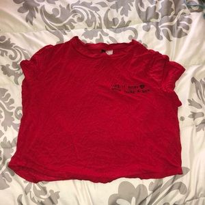 Red t-shirt